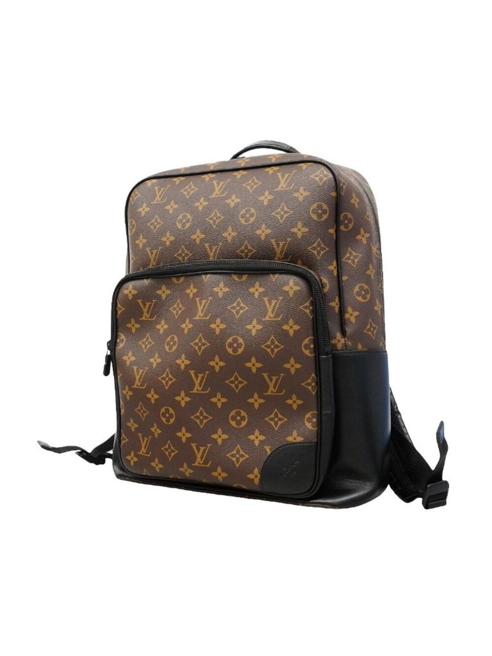 Louis Vuitton Backpack Monogram Macassar Dean Black Brown